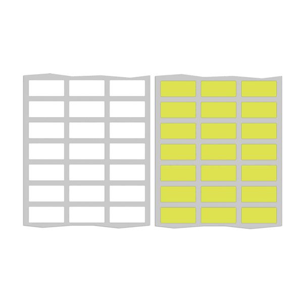 Adhesive Polyester label, 60x100 mm, metal color, for SmartRoll-Plus image 1