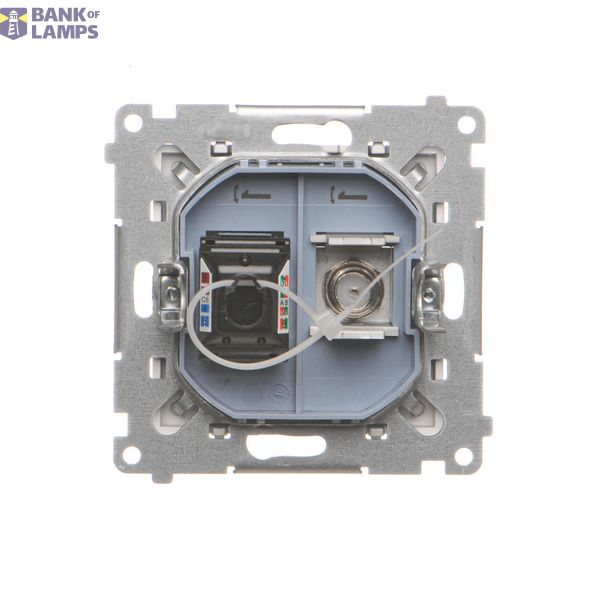 Blind element with metal support, antibacterial white image 1