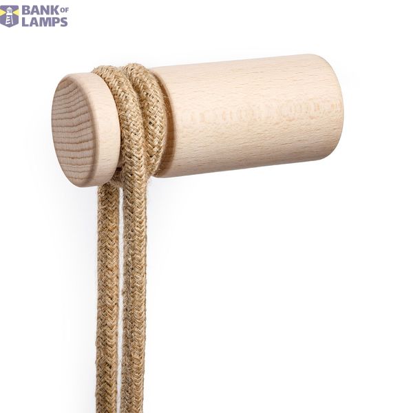 Rolé, wooden wall mount cable tie for pendant lamp image 1
