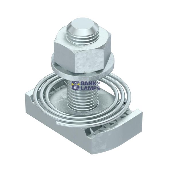 MS41HBF M10x30ZL hammer head screw with spring for profile rail MS4121/4141 image 1