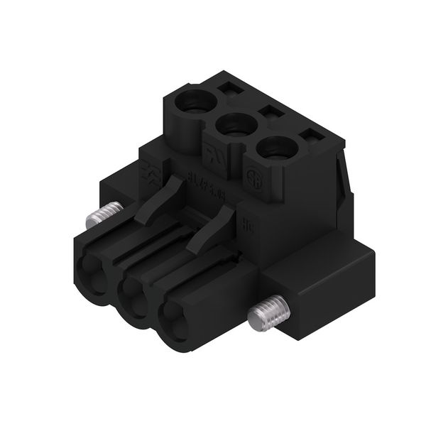 PCB plug-in connector, female plug, 5.08 mm, Number of poles: 3, 180°, Clamping yoke connection, Clamping range, max. : 4 mm², Box image 4