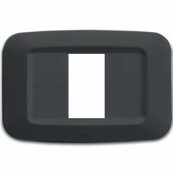 YES MOULDED FR.PLATE 1M. NOIR GREY image 1