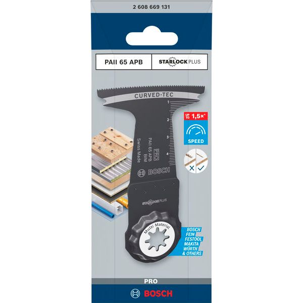 PRO Multi Material PAII 65 APB Multitool Blade image 2