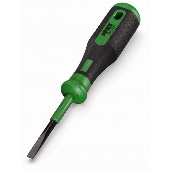 Operating tool Blade: 5.5 x 0.8 mm with a partially insulated shaft mu image 1