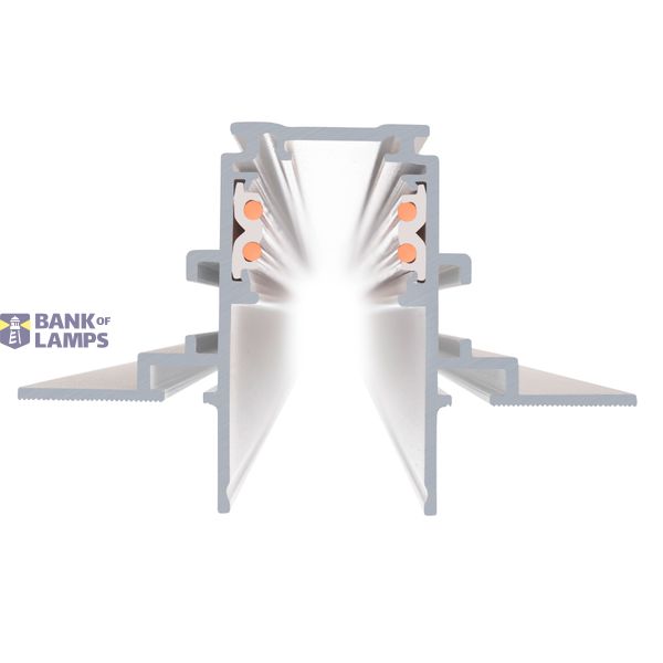 2m mounting track, 48V TRACK, white, DALI image 2