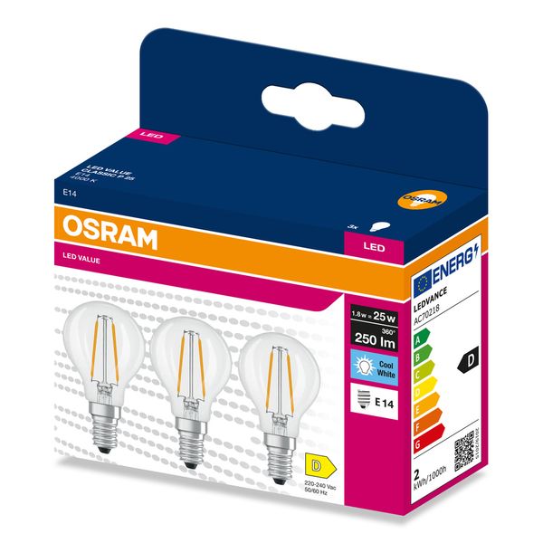 VALCLP25 1,8W/840 230V FIL E14 FS3 OSRAM image 2