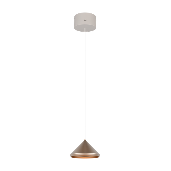 Laguna LED pendant 1-pc 18 cm coffee image 1