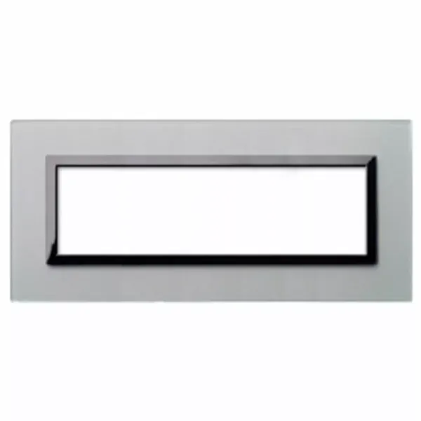 VERA44 GLASS FRONT PLATE S.GREY  7M image 1