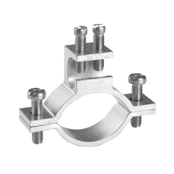 Grounding clamp 1 - 1¼'' (33.5-41.9mm) 4 - 50 mm² wire rope - wire ø 8 mm image 1