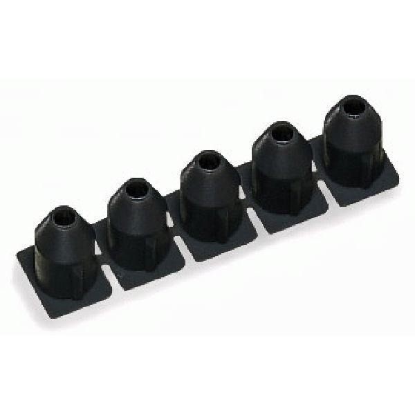 Insulation stop 0.75 - 1 mm² 5 pieces/strip black image 1