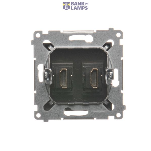 Electronic switch, 16A, graphite mat image 1