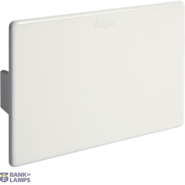 L 6623 White 9010 End cap image 1