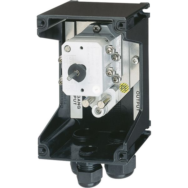 T0-1-8214/I1 Changeoverswitches, T0, 20 A, surface mounting, 1 contact unit(s), Contacts: 2, 45 °, momentary, With 0 (Off) position, with spring-return from both d image 587