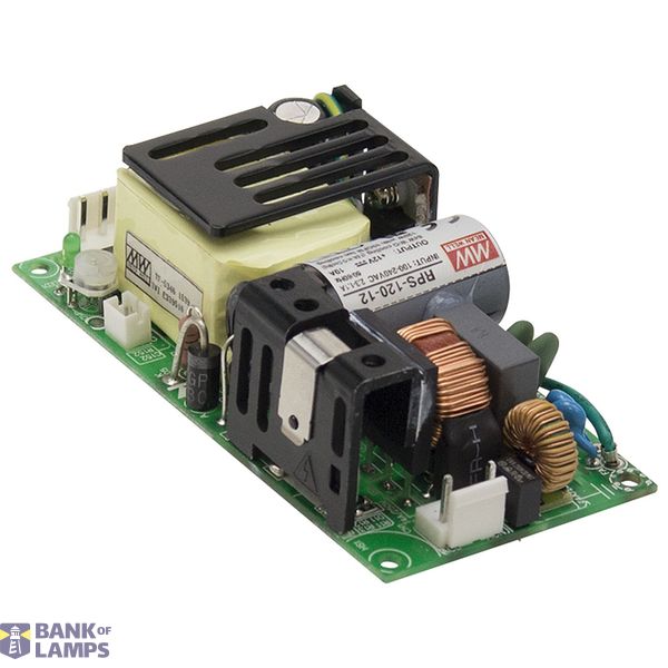 RPS-120-12-C switching power supply, medical, closed, 120W, 12V, 10A, MEAN WELL image 1
