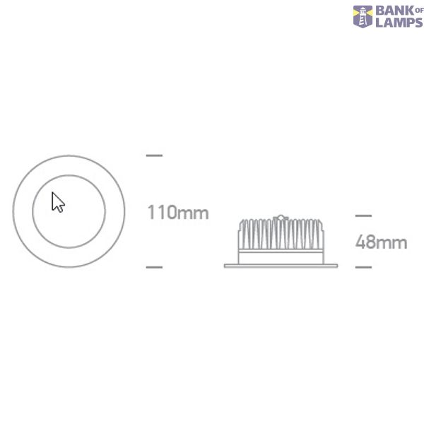 WHITE LED 13W IP54 WW + DRIVER 230V image 3