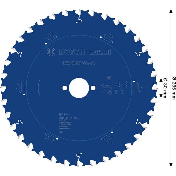 Circular saw blade Expert for Wood 235 x 30 x 2,8 mm, 36 image 2