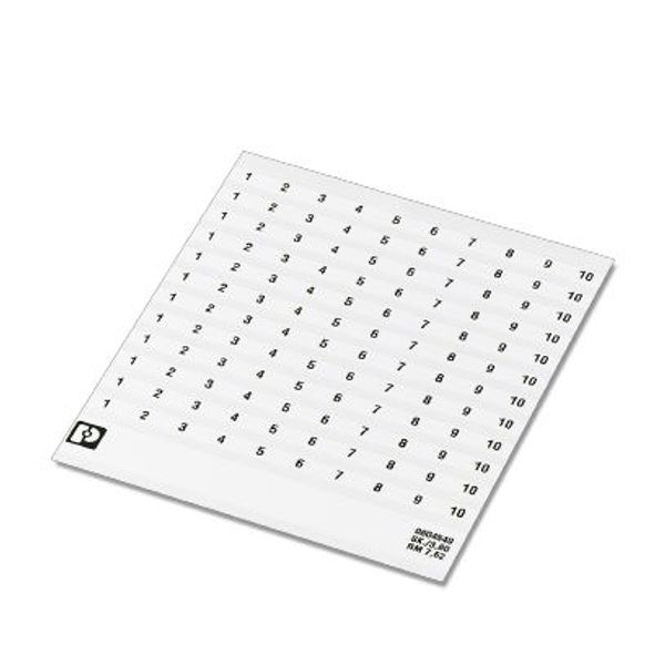 SK  7,62/3,8:FORTL.ZAHLEN 91-100 - Marker for terminal blocks image 1