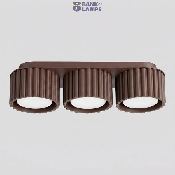 Ceiling lamp AURA 3 brown Gx53 image 7