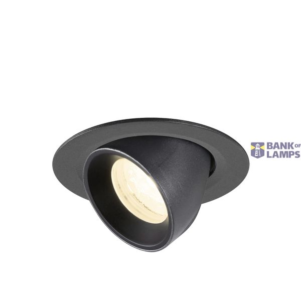 NUMINOS© GIMBLE XS, recessed CL 4000K, 40ø, IP20, round bl image 1