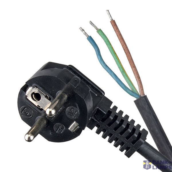 Connection cable W-3T H05RR-F 3x1.5 (rubber) black image 1