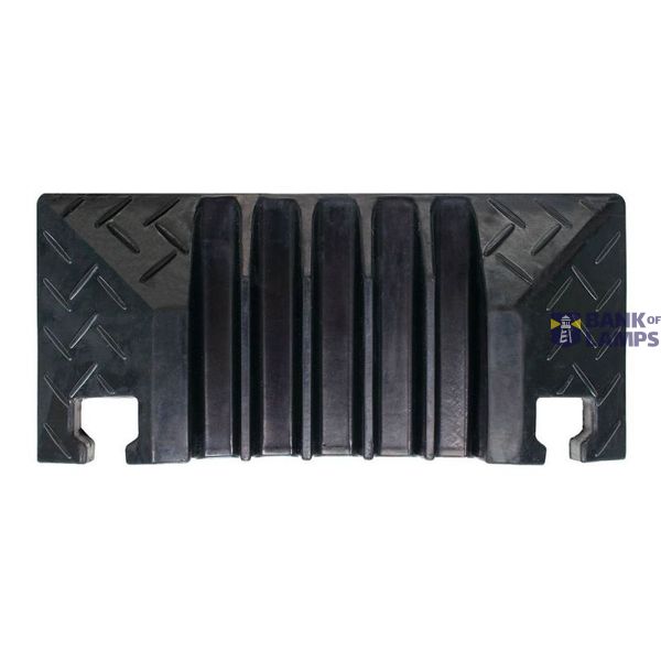 Solid rubber cable bridges End piece 200 x 445 x 50 35 x 35 image 1