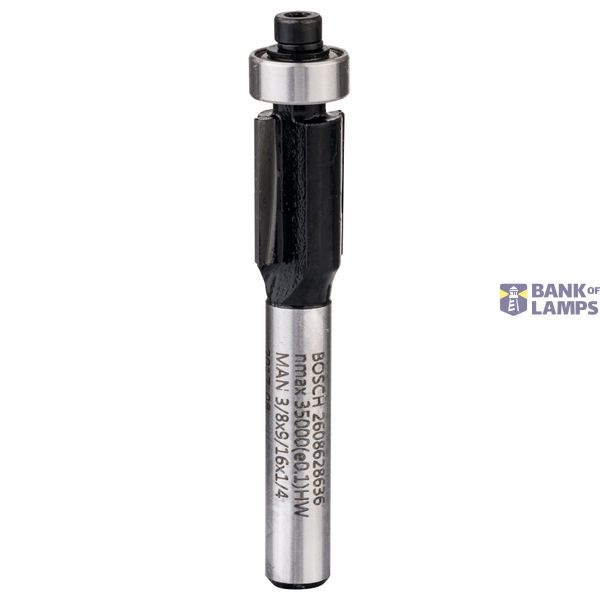 Laminate trim bit, 1/4", D1 9.5 mm, L 13.7 mm, G 56 mm image 1