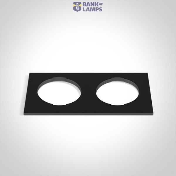 BLACK DECORATIVE BASE SQUARE DOUBLE FOR 10105H / 10112HA image 1