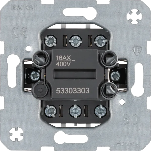 Switch, rocker, shift 3, 16 AX, 400 V~, device module image 1
