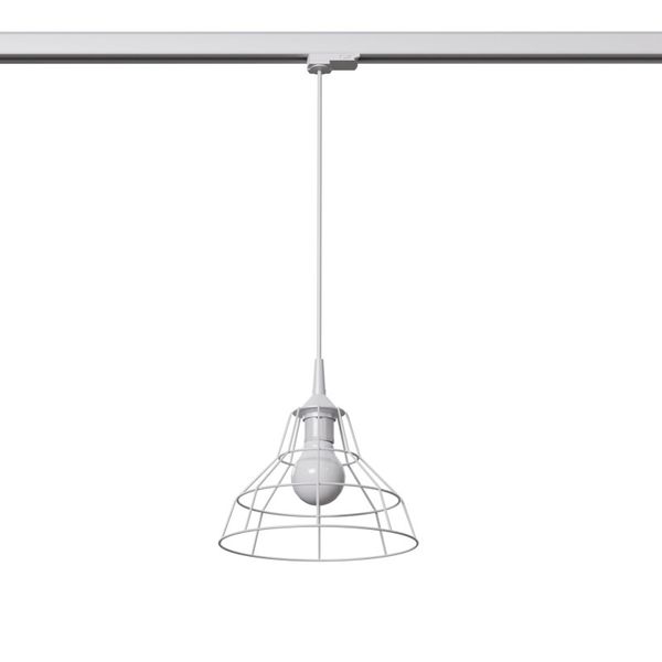 HANGING LAMP 3 PHASE ANATA WHITE E27 image 1