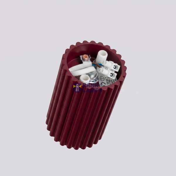 Ceiling lamp KARBON 10 burgundy image 8
