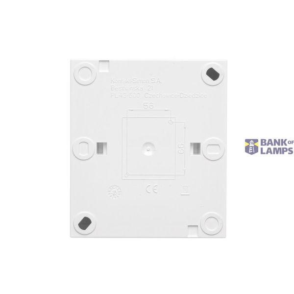 Earthed socket with built-in energy measurement, smartphone controlled [Wi-Fi] – SOCKET, Pin earthing, 250V, 16A, module, graphite mat image 1