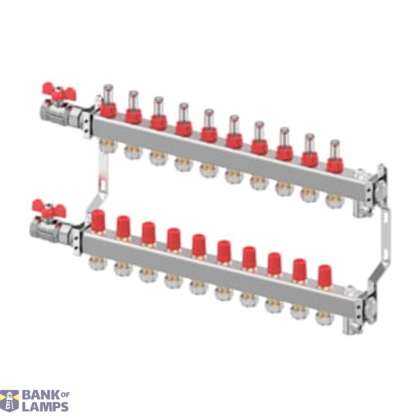 SSM manifold bundle, STAINLESS STEEL, Number of heating manifold connections [loops] [Max]: 10, 6 bar image 1