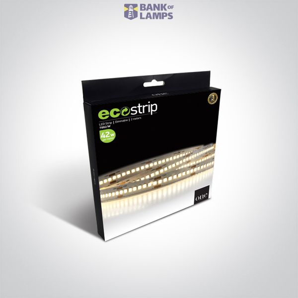 LED STRIP 24V WW 2m ROLL 42W/m IP20 image 2
