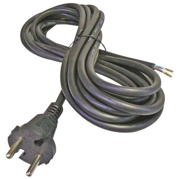 Flexo rubber cord 2x2.5 mm, 3m black image 1