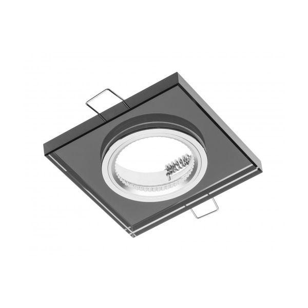 Spot luminaire housing PALACE II, IP20, square, black image 1
