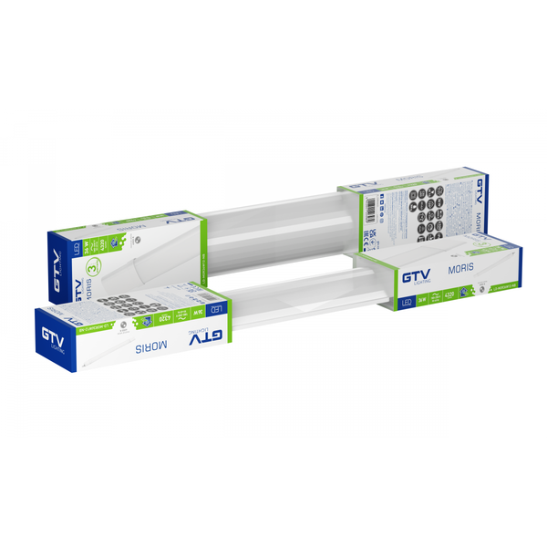 Hermetic LED luminaire MORIS, 36 W, 4320 lm, 4000K, AC180-250V, IP65, IK10, 120 cm image 2