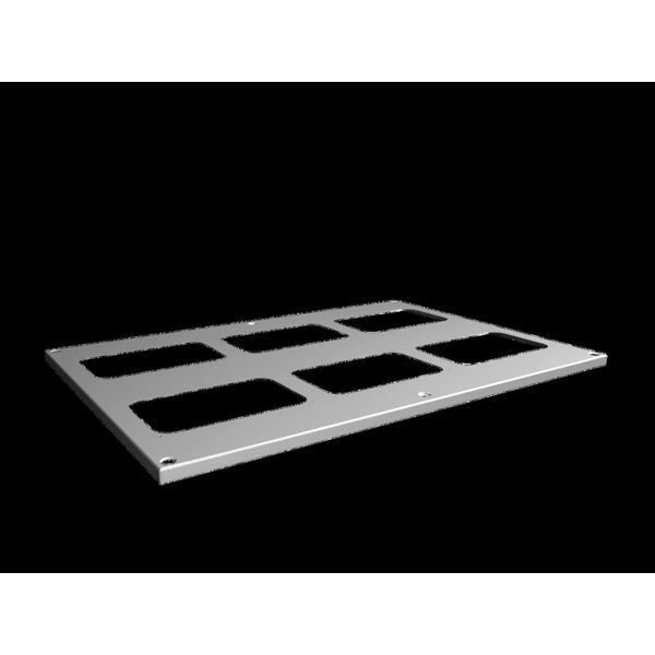 VX Roof plate, WD: 850x600 mm, for cable entry glands image 2