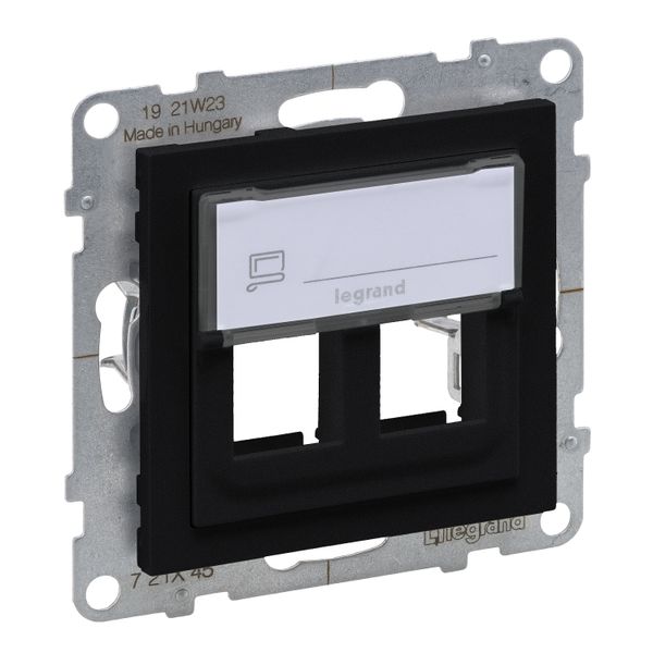 DOUBLE KEYSTONE ADAPTOR BLACK image 1