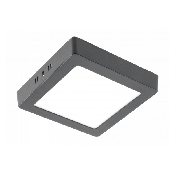 LED luminaire MATIS PLUS, 13 W, 1020 lm, IP20, AC220-240V, 120°, 3000K, surface-mounted, black image 1
