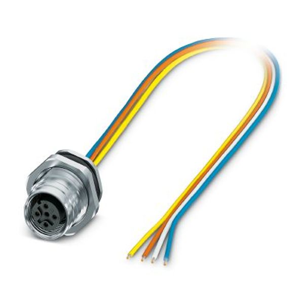SACC-DSI-MS-4CON-M16/0,5 PP - Device connector, rear mounting image 3