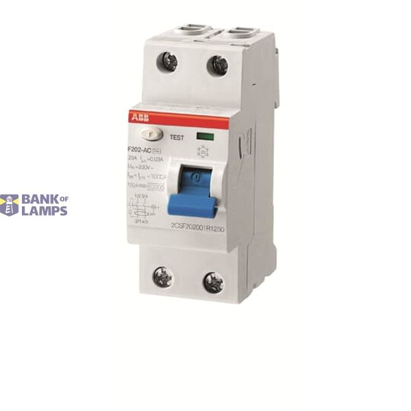 F202 A-63/0.3 CEBEC Residual Current Circuit Breaker 2P A type 300 mA image 3