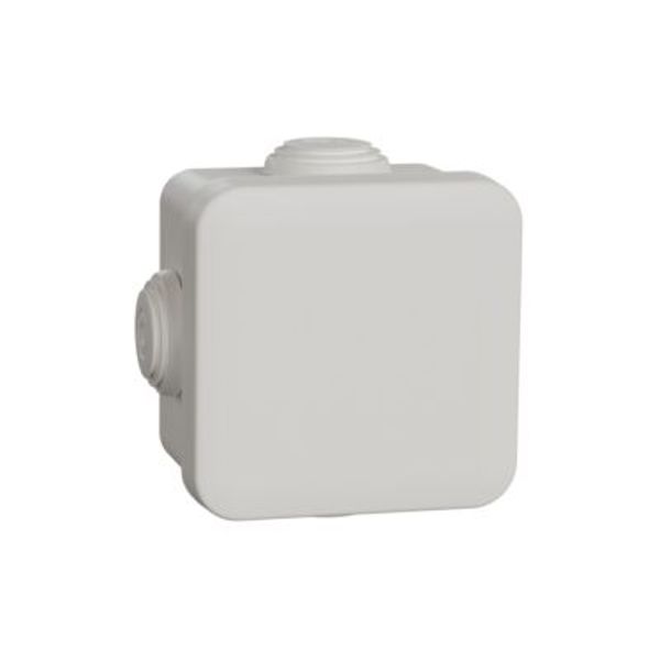 Junction box Mureva 65×65×45mm IP55 white with grommets image 1