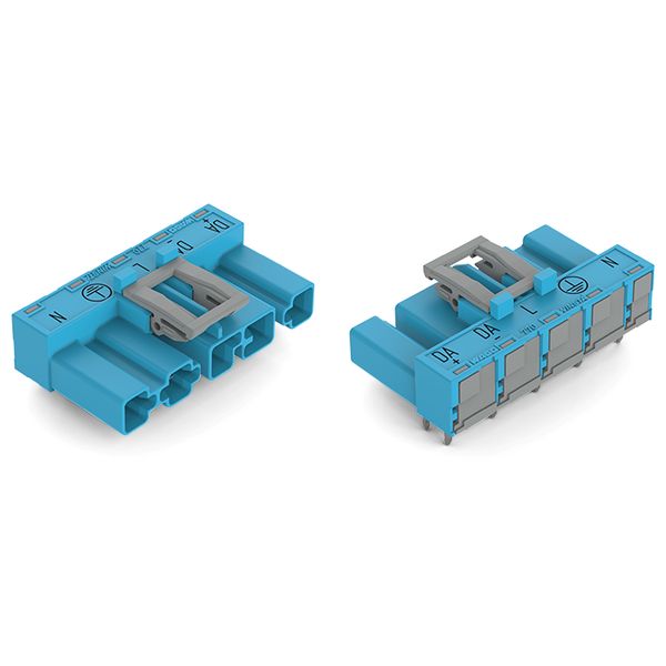 Plug for PCBs angled 5-pole blue image 3