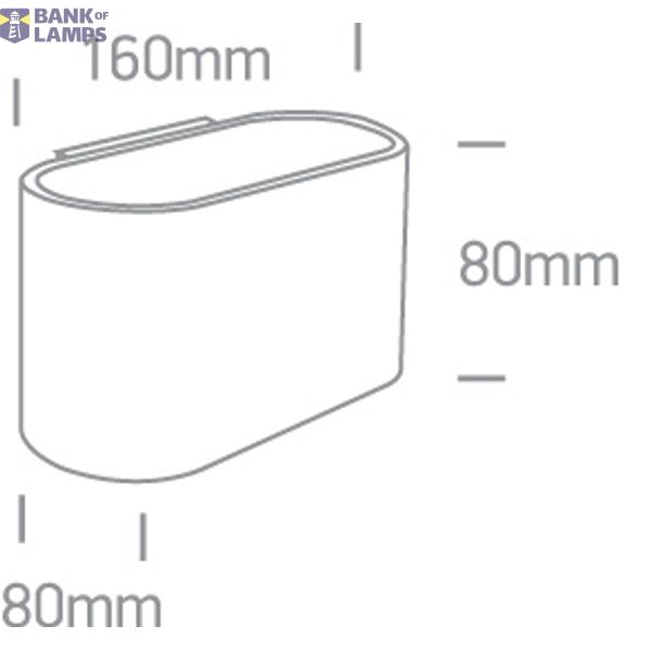 WHITE G9 10W WALL LIGHT image 3