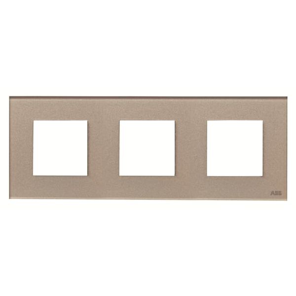 N2273 CH Frames 3-gang / 2+2+2-modules - Noble - Champagne Glass image 1