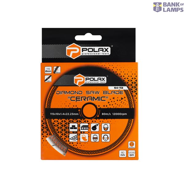 Diamond saw blade "Ceramic" 115x10x1.4x22.23mm image 3