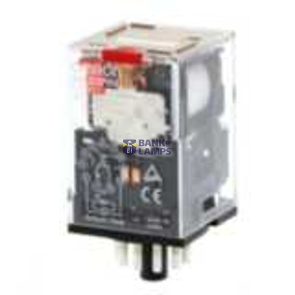 MKSN8587G Relay, plug-in, 11-pin, 3PDT, 10 A, mech & LED indicator, test button, reverse coil polarity MKSN8587G image 1