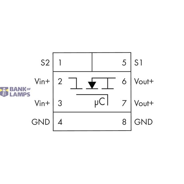 Electronic circuit breaker 1-channel 24 VDC input voltage image 4