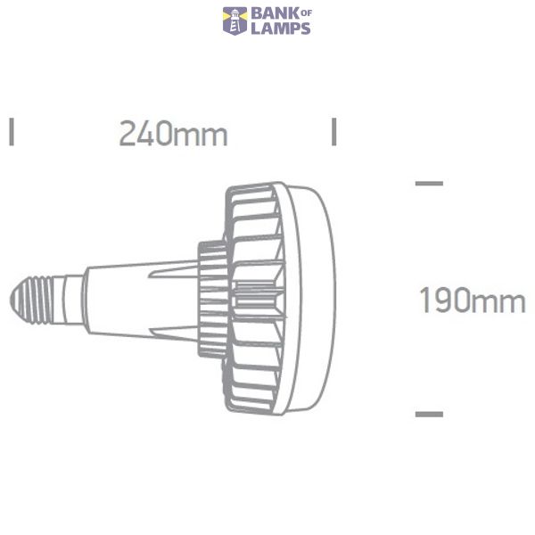 LED 80W E40 CW 230V image 3