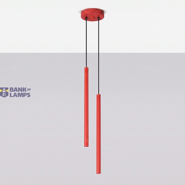 Pendant lamp PASTELO 2 red image 3